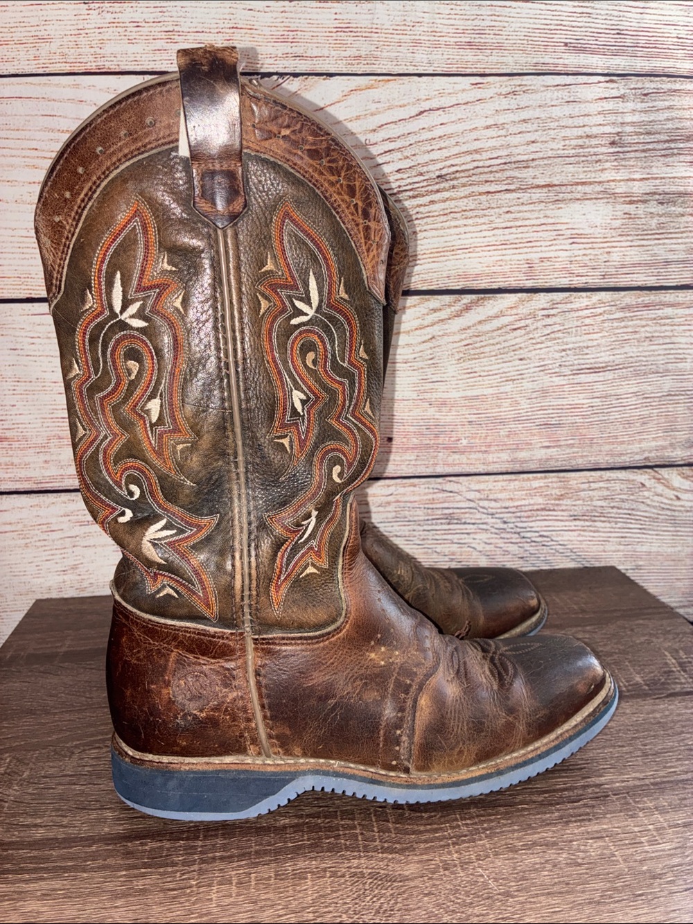 Pre Owned Women’s Double H 7M DH5262 Square Toe Boots